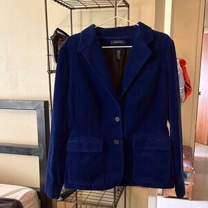 Lauren Ralph Lauren Deep Navy Corduroy Blazer